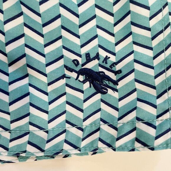 Ted Baker London Caven Geo Print Swim Trunks Swim Suit XL - Picture 9 of 11